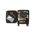 Bugatti -  Madison - Valise de cabine souple 21 -5 po ABS - Incluant un sac pour les vêtements uses - Noir-Section rembourree dans la pochette avant, pour ranger votre ordinateur portable (jusqu'à 15,6") ou votre tablette (jusqu'à 13")