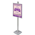 Azar Displays – Présentoir à cadre encliquetable (300290-SLV)-Structure encliquetable