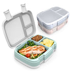 Bentgo Fresh 3-Meal Ensemble de boîtes à lunch à compartiments polyvalents-Idéal pour tous les âges: chaque compartiment est parfaitement proportionné pour nourrir l'appétit des enfants plus âgés et des adultes, ce qui en fait le contenant de préparation de repas idéal pour emballer un déjeuner sain et équilibré pour toute la famille.