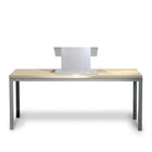 Urbann Lutrin de table K8, Anti-bactérien - aluminium, gris clair-55