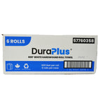 DuraPlus - Essuie-tout - blanc - 600' - Paquet de 6-Le produit a des dimensions de 7.8 po l x 600 pieds L