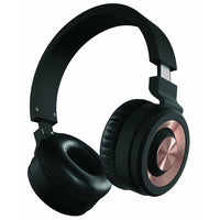 Casque d'écoute supra-auriculaire Sharper Image EXTRA BASS - noir/rose-Dimensions (LxPxH): 22,8 cm x 15,2 cm x 12,7 cm (9 po x 6 po x 5 po)