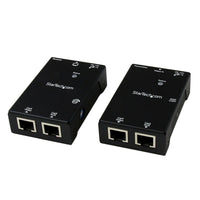 StarTech.com Extendeur HDMI sur câble de catégorie 5/6 avec alimentation par câble, 50 m/165 pi-Nécessite un seul adaptateur d’alimentation qui peut être connecté à l’émetteur ou au récepteur