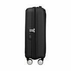 American Tourister - Curio Valise De Cabine Spinner-Basse Noir-La pochette intérieure à panneau en filet est parfaite pour ranger les articles de toilette ou les accessoires de voyage