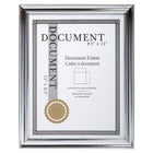 CTG – Cadre métallique pour document (8,5 po x 11 po), 12 pièces, argent-Mesure: chaque cadre photo mesure 21,6cm x 27,9cm (8,5" x 11'') et contiendra parfaitement n'importe quel document ou certificat