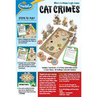 ThinkFun Crimes de Chats - Anglais-Contient 40 cartes de défi avec des puzzles de plus en plus difficiles, du débutant au niveau expert.