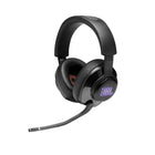 JBL Quantum 400 - Casque gaming USB circum-aural avec réglage de la balance jeu/chat - Noir-Casque gaming avec micro voix à tige rétractable