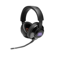 JBL Quantum 400 - Casque gaming USB circum-aural avec réglage de la balance jeu/chat - Noir-Casque gaming avec micro voix à tige rétractable