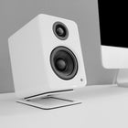 Kanto – Haut-parleurs de table alimentés Kanto YU2 avec DAC USB intégré, blanc mat-Puissance crête de 100 W (Watts totaux RMS 50 w) source d'alimentation universelle CA 100 V à 240 V 50 / 60 Hz 