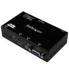 StarTech  Commutateur 2 x 1 HDMI et VGA vers HDMI avec commutation automatique et prioritaire, 1080p-Commutation sans effort automatique et prioritaire