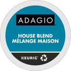 Adagio - Dosettes K-Cup de café Mélange maison - Torréfaction moyenne - Paquet de 24 – Torréfaction moyenne – 24 Paquet de 24-Saveurs boisées avec une acidité équilibrée, ce café offre une plaisante longueur en bouche.
