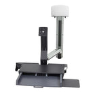 Ergotron ? Système combo assis/debout StyleView avec surface de travail, blanc brillant (45-270-216)-Ajustement ergonomique de la hauteur ACL de 25 po pour un travail assis ou debout