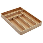 Cathay Importers Plateau a coutellerie rectangulaire bentwood, 2" H x 16" L x 12" P-Taille: 2" H x 16" L x 12" P