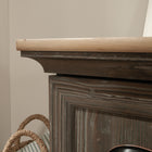 Sauder - 435766 La Collection Sonnet Springs Meuble d’appoint - Finition Pebble Pine-Finition Pebble Pine® avec accents Khaki Pine™. 