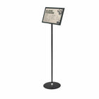 FuTECH - Support de sol - 11 l x 8-1/2 H po - Noir-Métal