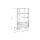 Sauder - 434924 La Collection Morgan Main Bibliothèque - Finition White-10