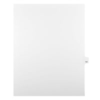 Mark Maker – Onglets séparateurs juridiques blancs, 1/25 onglets, format lettre, sans trous, numéro 141, 25/paquet-Onglets séparateurs blancs, 1/25 onglets