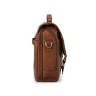 Samsonite Classic Leather Mallette avec Rabat 15.6", Cognac-12" x 16" x 5"