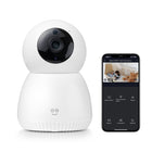 Caméra de suivi automatique Wi-Fi 1080p Geeni SCOPE - Blanc-Caméra de sécurité intelligente pour la maison: la caméra de sécurité Wi-Fi intelligente Geeni Scope vous permet de diffuser en direct n'importe où, à tout moment, avec un capteur de mouvement sensible intégré, des alertes de mouvement sont envoyées à votre téléphone en temps réel pour une tranquillité d'esprit instantanée! Kit de montage inclus