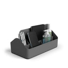 Poppin - Organizer Caddy, gris foncé-Comprend 12 compartiments de différentes tailles (7 d'un côté, 5 de l'autre)