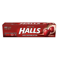 Halls – Pastilles au menthol contre la toux, saveur de cerise, 9 pastilles-Menthol, cerise