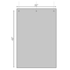 Partition Garde-éternuements suspendu Mark Maker, 32 "L x 48" H, acrylique-Comprend des trous sur le dessus pour accrocher.