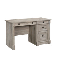 Sauder 53"W La Collection Palladia Bureau - Finition Split Oak-Grand tiroir/tablette doté d'un panneau rabattable pour clavier et souris