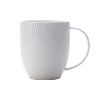 Maxwell & Williams Grande Tasse, Diamond carre, 370ml, Lot de 8-Vaisselle