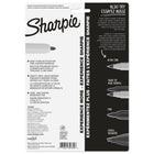 Marqueurs permanents Sharpie®, pointe rétractable fine, couleurs variées, paq./8-La valve SafetySeal empêche le dessèchement de l'encre