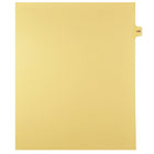 Markmaker - 25 tabs/PQT,5 PQT/Boite, Intercalaires imprimes Legal, Chamois, 1/15th coupe| format lettre, sans trous, Numero 108-Intercalaires imprimes Legal