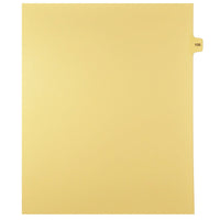 Markmaker - 25 tabs/PQT,5 PQT/Boite, Intercalaires imprimes Legal, Chamois, 1/15th coupe| format lettre, sans trous, Numero 108-Intercalaires imprimes Legal