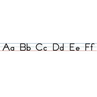 Lignes d'alphabet manuscrites magnétiques Ashley Productions, 24" x 3"-Bandes alphabétiques magnétiques pour tableaux blancs ou toute surface métallique