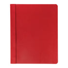 Staples - Couverture de rapport au devant transparent à 3 crampons - rouge - paquet de 10-Fabriqué en papier