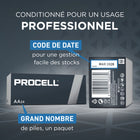 Piles alcalines AA Procell de Duracell, paquet de 24-Températures de fonctionnement entre -4F (-20C) et 129.2F (54C)