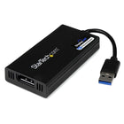 StarTech  Adaptateur de carte graphique vidéo externe multiécran USB 3.0 vers DisplayPort 4K-Visionnez le contenu vidéo 4K de votre ordinateur sur un moniteur DisplayPort. L’adaptateur USB 3.0 vers DisplayPort 4K permet à votre système de restituer des images 4K même si ce dernier ne prend pas en charge la résolution Ultra HD
