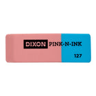Dixon - Gomme à effacer biseautée Pink-N-Ink - grande - Paquet de 24-Le côté rose tendre de la gomme à effacer élimine proprement les marques de crayon à mine avec un minimum d’abrasion