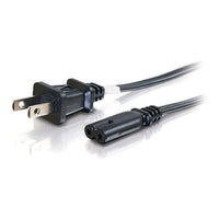 C2G – Câble d’alimentation 27398 de 6 pi-IEC C7 non polarisés et ports mâles NEMA 1-15 pour recharger votre appareil