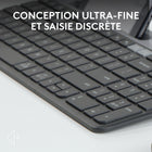 Logitech - K585 Clavier fin sans fil multi-appareils - Graphite-Utilisez vos raccourcis clavier préférés sur plusieurs dispositifs et plates-formes, notamment Windows, Mac, iOS, iPadOS et Android