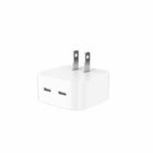 LBT Ultra Fast Mini - Chargeur mural 35W à double port GaN PD (20W + 15W) - Blanc-4