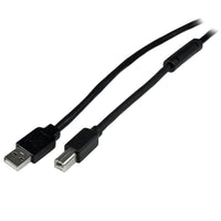 StarTech  Câble USB 2.0 A vers B actif, M/M, 20m/65 pi-Éliminez les contraintes de distance sans perte de qualité du signal