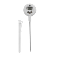 Marathon – Thermomètre de cuisine numérique à lecture instantanée, blanc (BA080008WH)-Thermomètre de poche à lecture instantanée en C/F