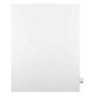 Mark Maker – Onglets séparateurs juridiques blancs, 1/25 onglets, format lettre, sans trous, numéro 148, 25/paquet-Onglets séparateurs blancs, 1/25 onglets
