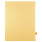 Markmaker - 25 tabs/PQT,5 PQT/Boite, Intercalaires imprimes Legal, Chamois, 1/15th coupe| format lettre, sans trous, Numero 148-Intercalaires imprimes Legal