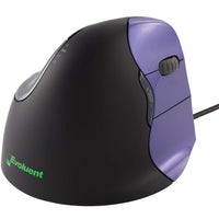 Petite souris Evoluent VerticalMouse 4, droitier uniquement-L'Evoluent VerticalMouse 4 Small VM4S offre une forme unique qui soutient votre main dans une posture droite neutre et évite la torsion de l'avant-bras causée par la plupart des souris. Désormais 10 % plus petite que la souris Evoluent VerticalMouse 4 standard, cette souris convient parfaitement aux personnes dont les mains mesurent moins de 7 pouces ou 178 mm de long du bout du majeur au pli du poignet. Vous vous habituerez rapidement au confort a