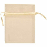JAM Paper - Sacs transparents - Petit - 3 x 4 - Ivoire - Vrac 96 sacs/boîte-Couleur : Ivoire, petit sac transparent