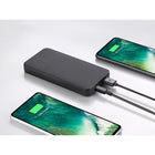 Powerology - Chargeur portable Qi avec PD, 10 000 mAh - Anthracite-Voyant DEL
