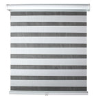 Modern Homes – Store de fenêtre sans cordon, diaphane, 60 pox 72 po, blanc-Il suffit d'ajuster le store à double couche pour que les panneaux s'alignent afin de créer une lumière douce et naturelle ou d'aligner les panneaux pour remplir tout le store afin de préserver l'intimité de la pièce