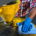 WypAll - Chiffons très résistants PowerClean X80 - Rouleau géant - Chiffons longue durée de vie - Bleus-Idéal pour le nettoyage des surfaces abrasives, l’essuyage des pièces de machines et d’outils et l’absorption des déversements de taille industrielle.