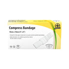 Pansement compressif, 10 x 10cm, 1/boîte-Le rembourrage non adhérent et très absorbant ne colle pas à la surface de la peau ou à la plaie