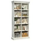 Sauder Barrister Lane Bibliothèque haute - 8 tablettes - 75.04" H - Finition White Plank (423671)-8, 0 tablettes réglables